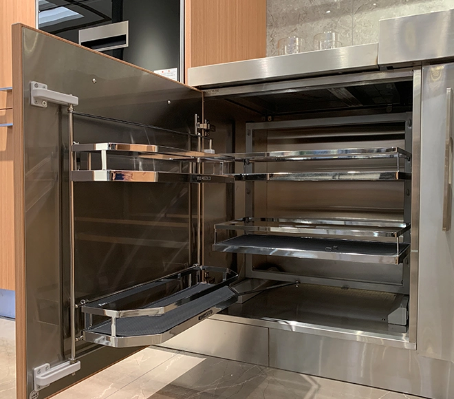 stainless cabinet